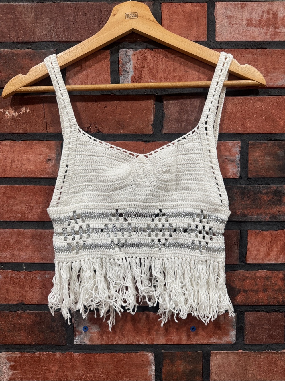 MISA Los Angeles crochet crop